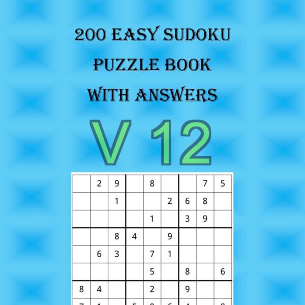200 Easy Sudoku with Answer V 12