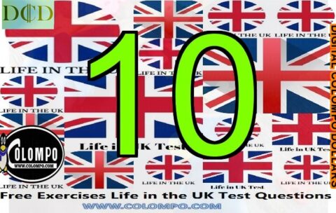 Free Exercises Life in the UK Test Questions -10