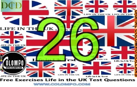 Free Exercises Life in the UK Test Questions 26