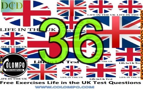 Free Exercises Life in the UK Test Questions 36